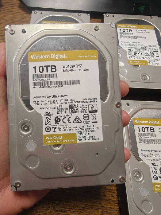 Хард Диск HDD WD GOLD 10TB