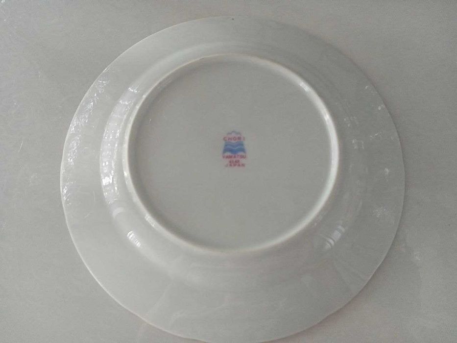 Комплект больших японских фарфоровых тарелок. Япония времен СССР.