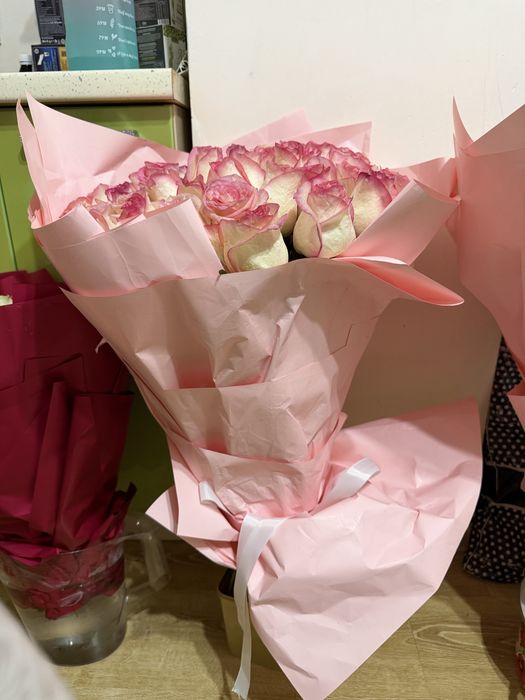 100 см роза гүл 51 штук