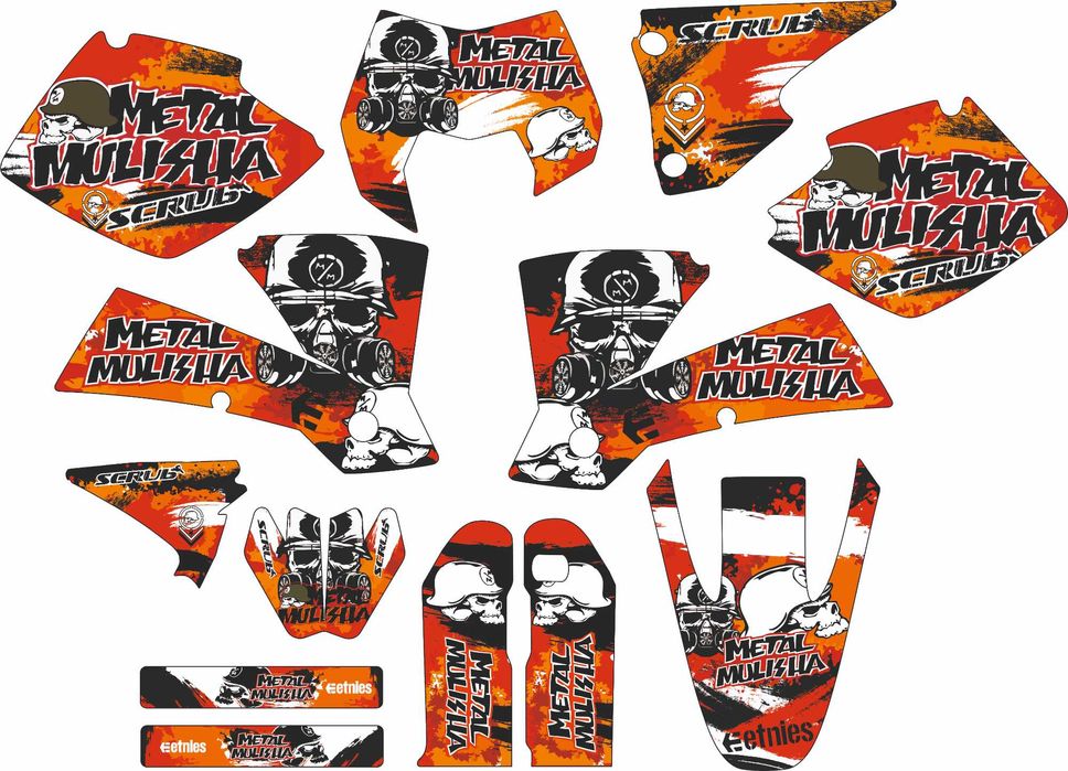Stickere Grafice Enduro Cross atv ktm husqvarna honda Yamaha copii