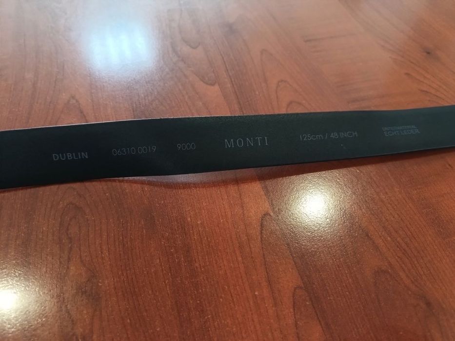 Мъжки кожен колан Monti