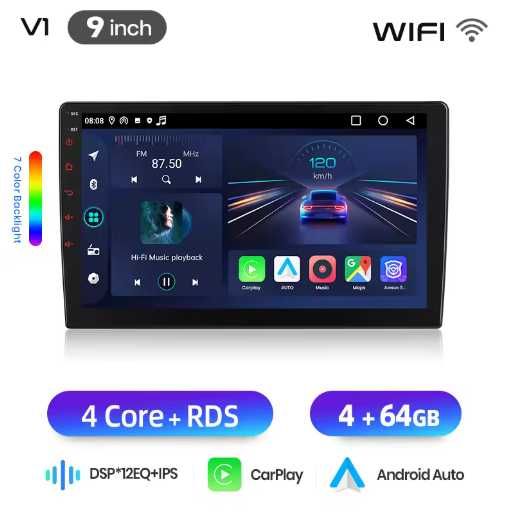 Audi A4 B6/B7 Мултимедия Android 15 – 8 core / CarPlay / Android Auto / DSP/ NAVI / CAM