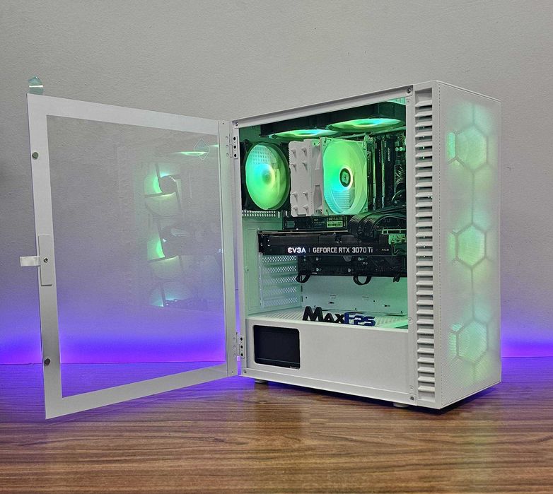 Гаранция! RTX 3070TI, Ryzen 7 5700X, 16GB RAM, Геймърски компютър!