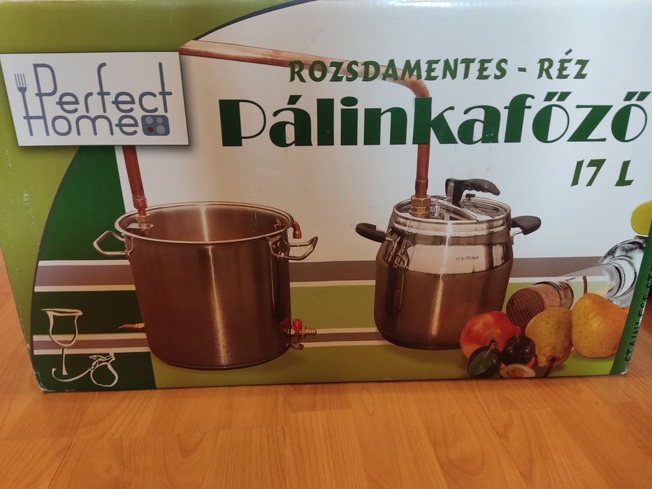Cazan de tuica inox, 17 litri, Perfect Home