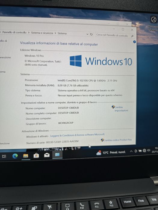 Vand laptop lenovo l14 gen 1 i5 10210u 8gb ssd 256gb full hd
