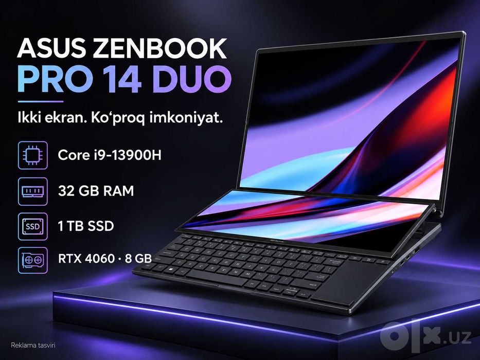 ASUS Zenbook Pro 14 Duo OLED — i9 / 32GB / 1TB / RTX 4060
