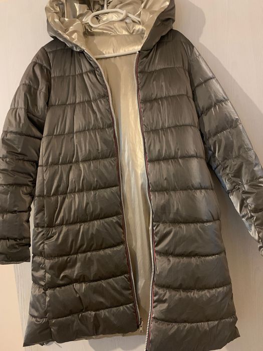 Зимно марково дамско яке с две лица