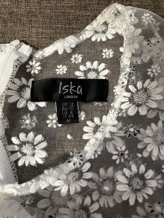 Нежна бяла лятна рокля Iska