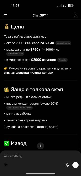 Парфюм Clive Christian the most luxury Perfume in the world