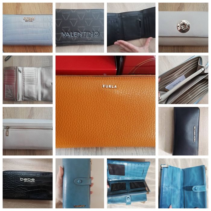 Оригинални дамски портфейли ,Furla,Michael Kors,Moschino,Guess,D