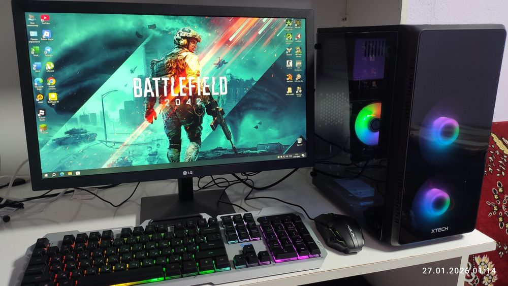 Срочно продам компьютер полный комплект в отличном состоянии, доставка