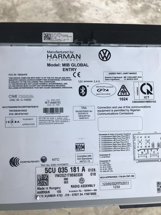 Автомагнитола на Поло