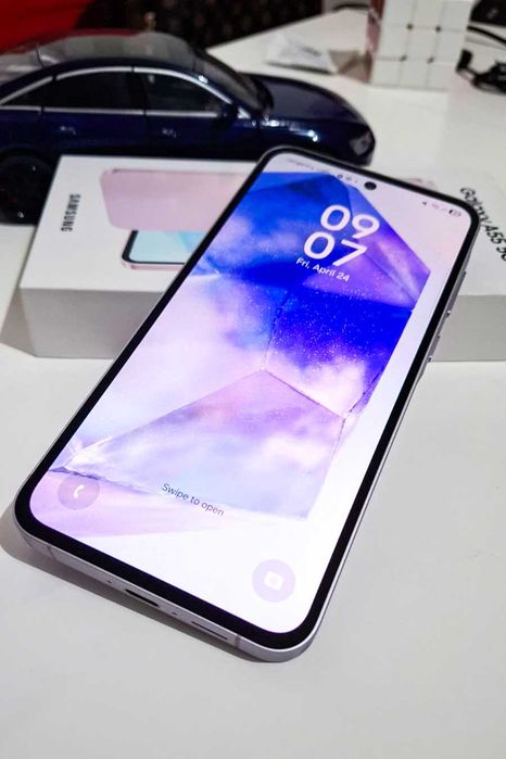 Vand telefon Samsung A55, 8GB, 256GB, 5G, Dual SIM Awesome Lilac