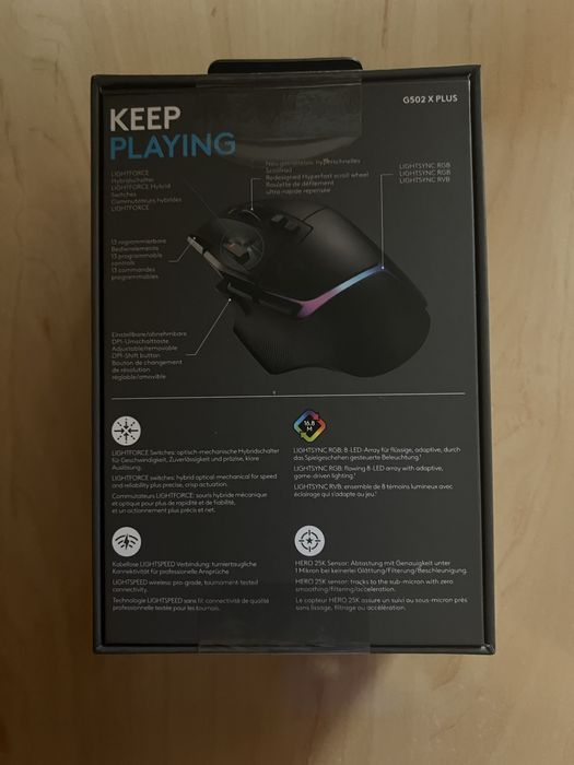 Mouse gaming Logitech G502 X Plus sigilat