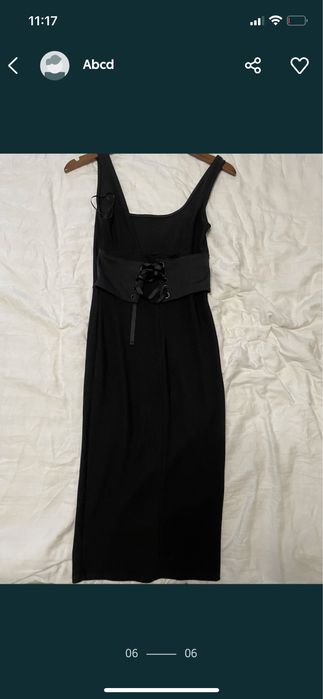 Рокля Herve Leger Alessa Avin Bershka Shoeaquarium Barcode