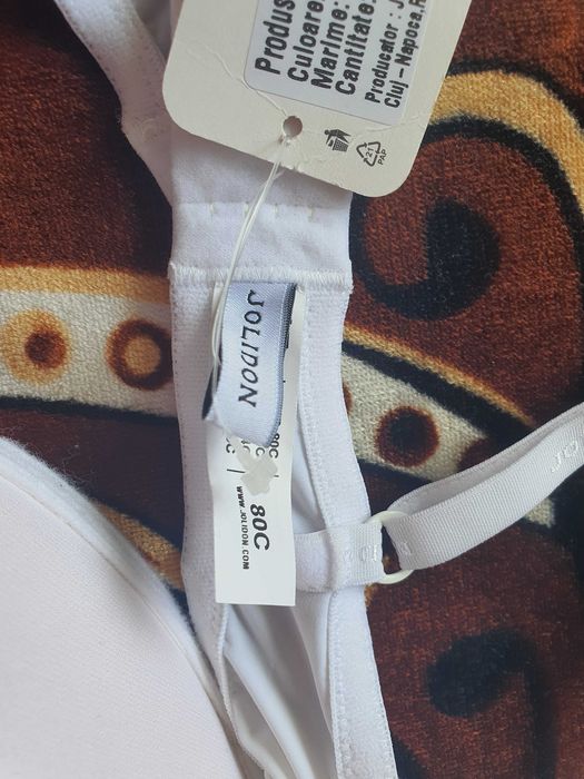 Sutien Jolidon fara sarma alb 80 C