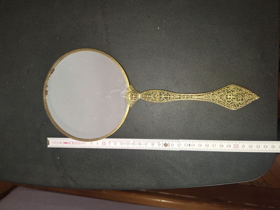 Френско старо бронзово огледало