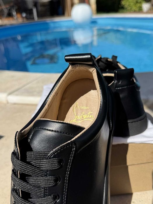 Christian Louboutin Black Spikes Мъжки Обувки 46 EUR + Кутия + Dustbag