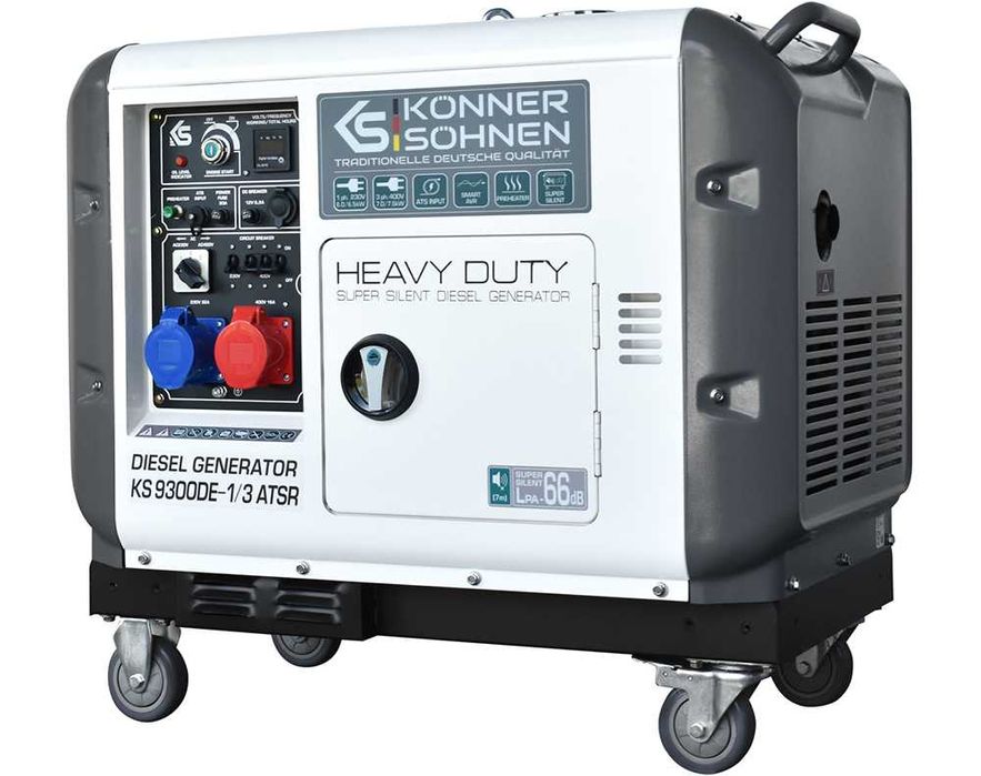 Generator diesel 230/400V 7,5 kW Konner & Sohnen KS 9300DE-1/3 ATSR
