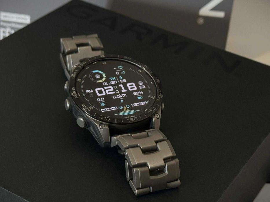 Бартер! Гаранция! Garmin Fenix 8 Sapphire Titanium Amoled титан каишка