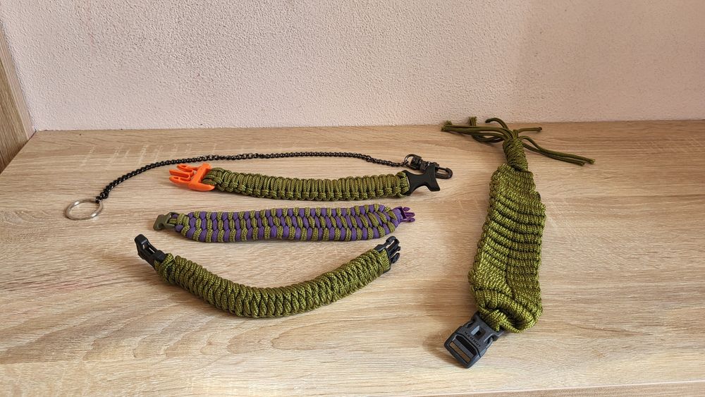 Vând brățari paracord, supraviețuire
