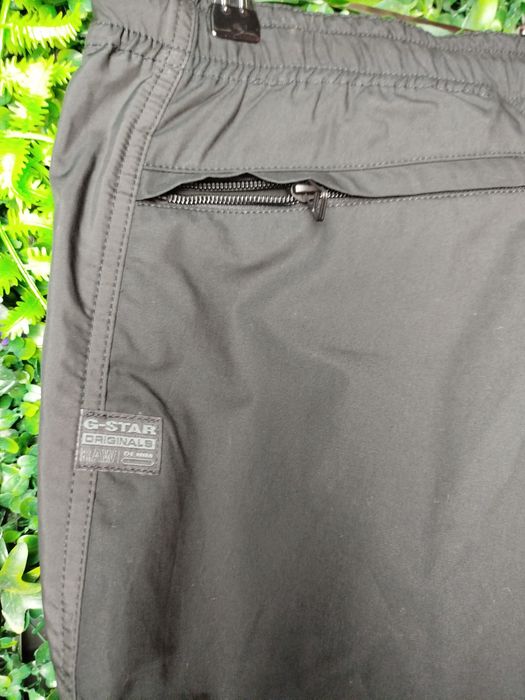 Оригинални мъжки панталони G-Star Raw Moto RCT W36 нови черни долнище