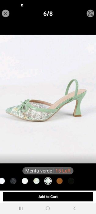 Pantofi stiletto cu varf ascutit