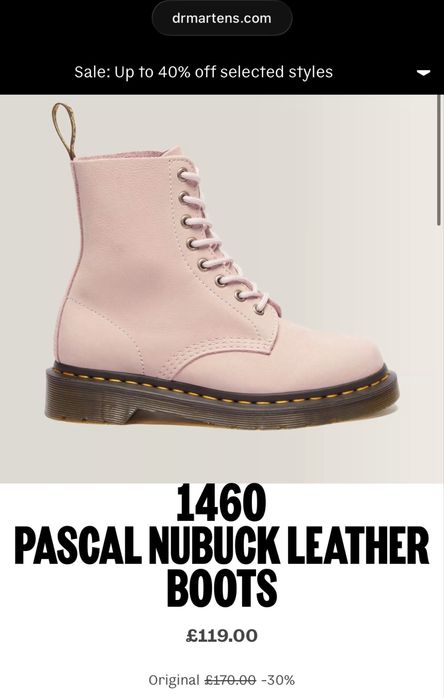 Кожаные ботинки Dr.Martens женские