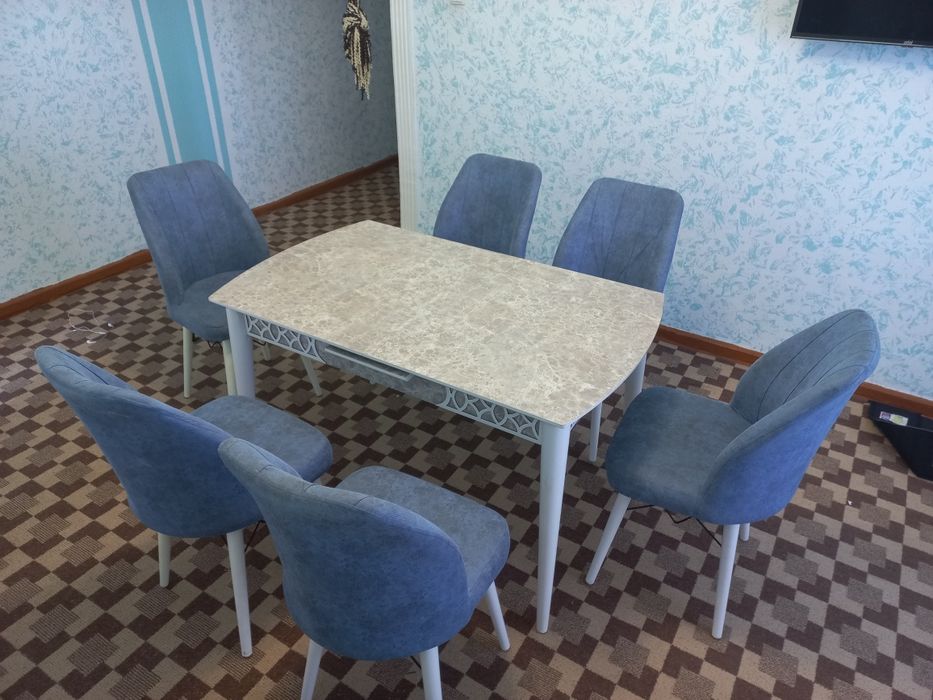 Stul stul 6kishilik (yangi)