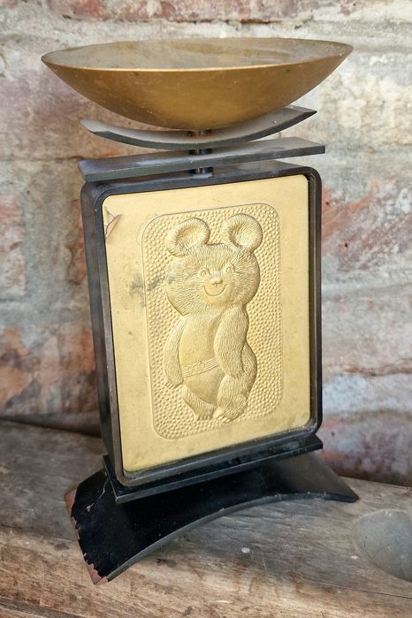 Мечето Миша, Олимпиада Москва 1980, Сувенир Свещник, Декорация Сп.Зала