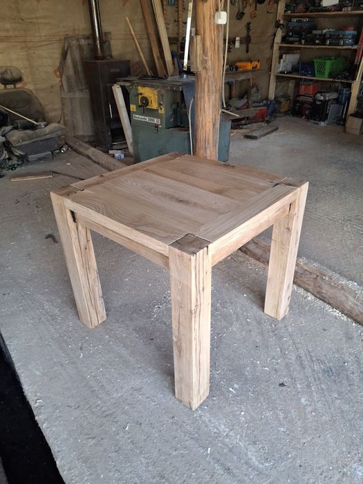 Masa din stejar masiv 80×80