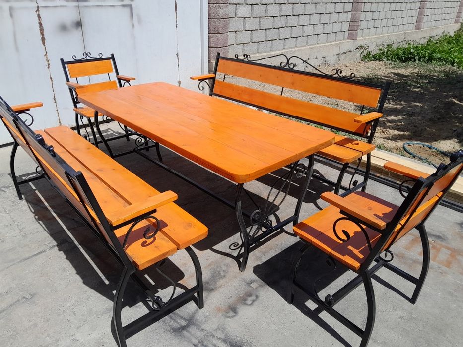 Стол стулья садовый