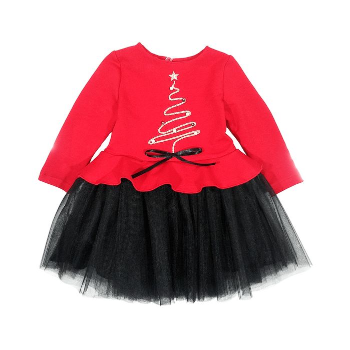 Коледна рокля Contrast, 92 см