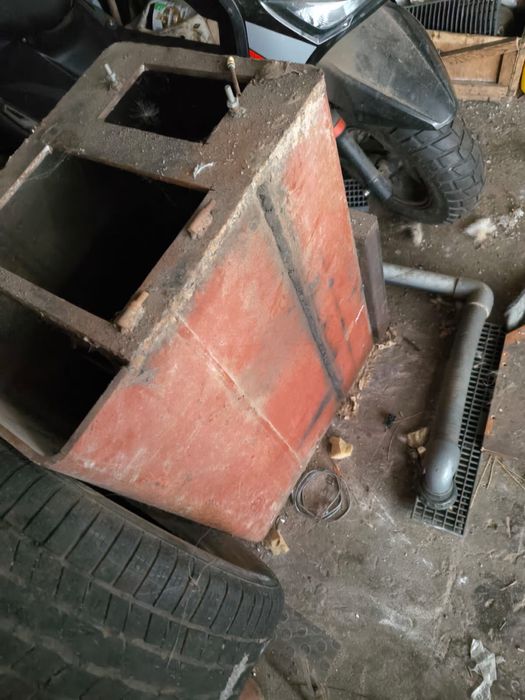 Металлическая печь в баню