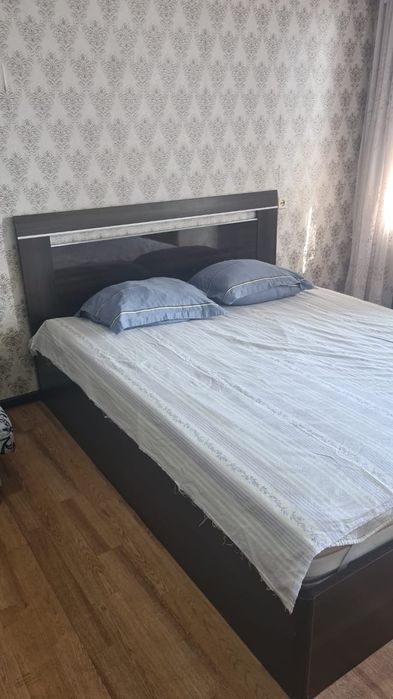 2хспал. кровать 160см с ортопедическим матрасом.