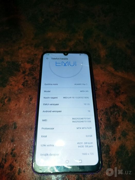 Huawei Y6p sotiladi