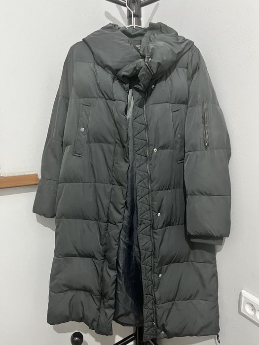 Куртка из гусиного пуха оригинал Корея теплая длинная размер 50-52