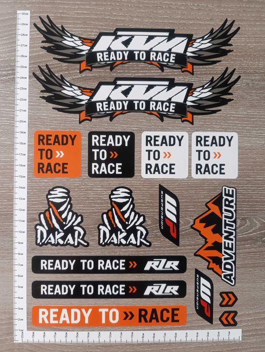 Стикери КТМ KTM Stickers 16 бр. Ready to race Dakar