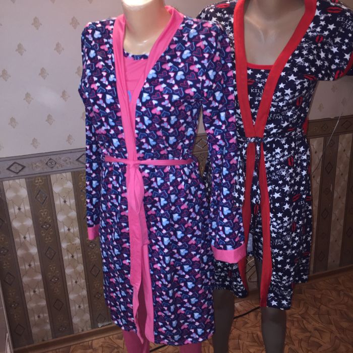 Домашние халаты двойки