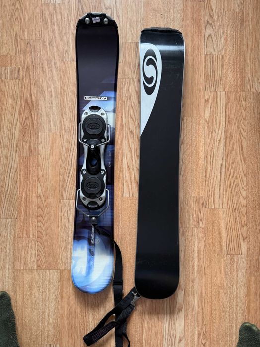 Горные лыжи, ботинки, палки