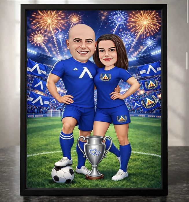 Карикатури,Шарж,Портрети - с подарък рамка