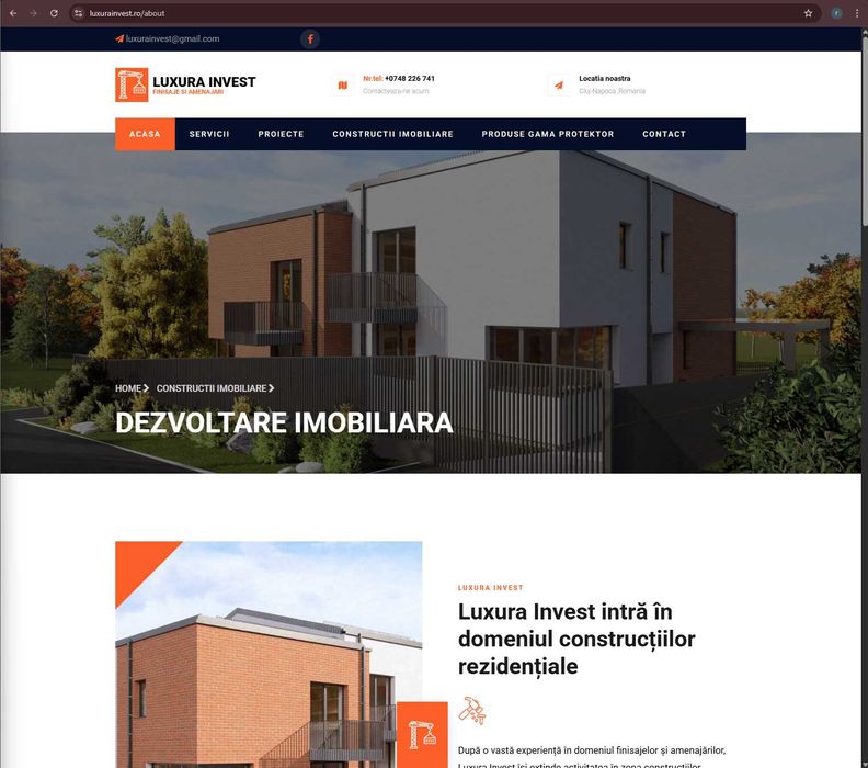 Creare website, magazine online, website prezentare, prezenta online