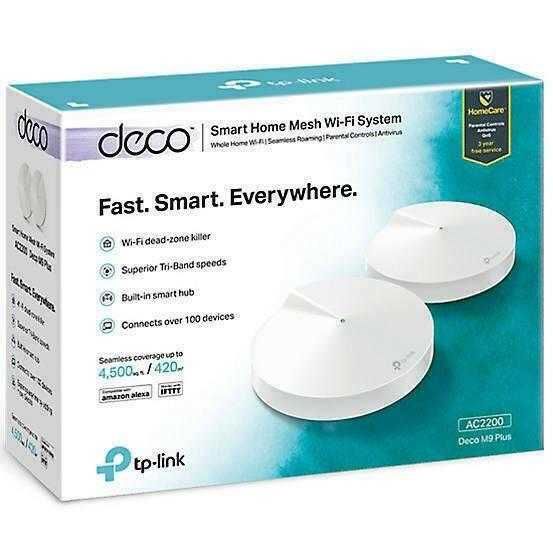 Deco M9 Plus AC2200 Mesh Wi-Fi система для умного дома,усилитель связи