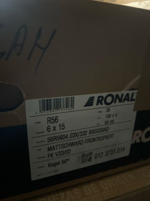 Jante Dacia Logan R15 / 4x100 / cb68