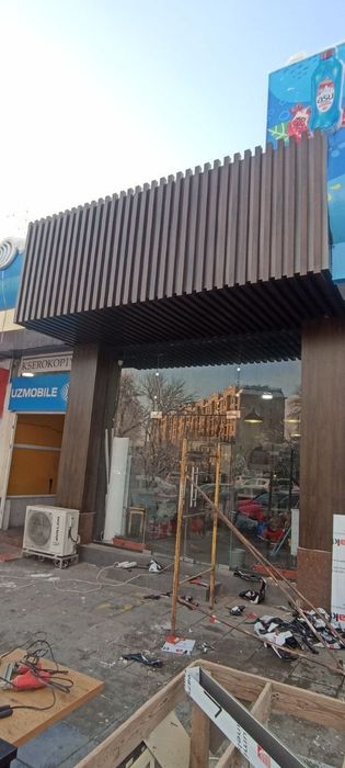 Фасад Алюкобонд  алкафон патолок уста хизмати аликафон алупан мастер