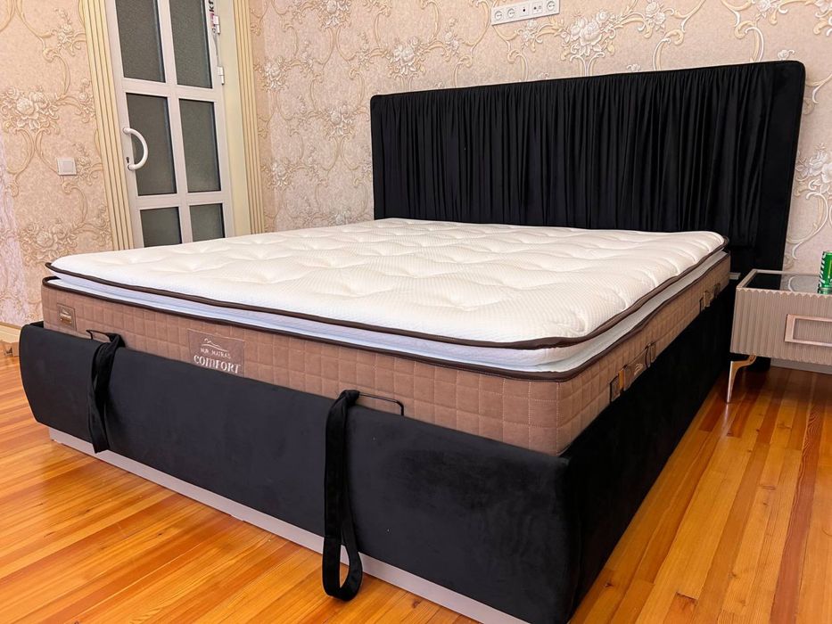 Безпуржинные матрас комфорт + Мемери фаом качественный matras