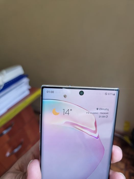 Samsung note 10+ 5G 12/256gb iwlawi zur aybi yuq tozza telefon