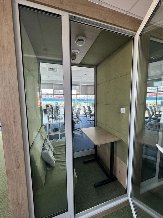 Акустични офис кабини / телефонни кабини - 6 бр. шумоизолирани