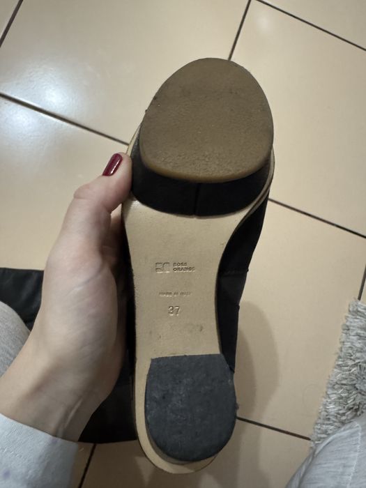 Cizme piele maro dama 37 Boss