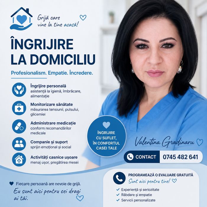 Îngrijiri medicale la domiciliu